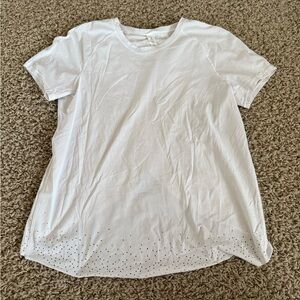 Lululemon open back workout top, size 4